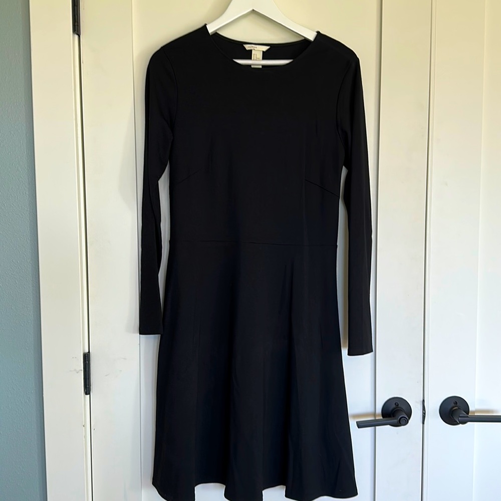 Fit & flare black dress